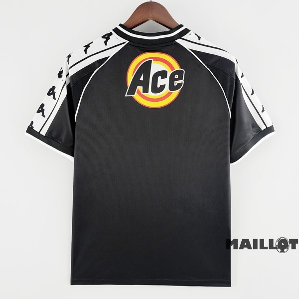 Foot Maillot Pas Cher Exterieur Maillot Vasco da Gama Retro 1999 2000 Noir