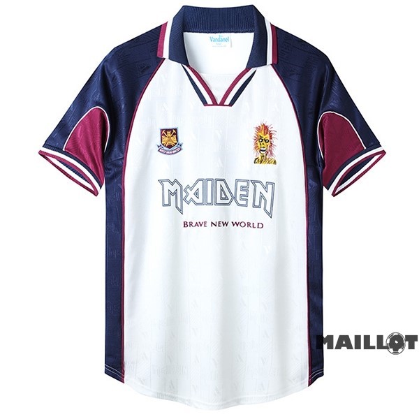 Foot Maillot Pas Cher Exterieur Maillot West Ham United Retro 1999 2001 Blanc