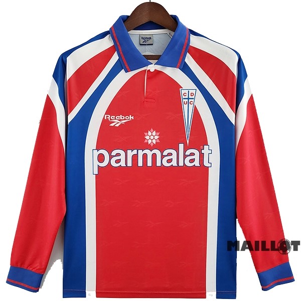 Foot Maillot Pas Cher Exterieur Manches Longues Universidad Católica Retro 1998 Rouge
