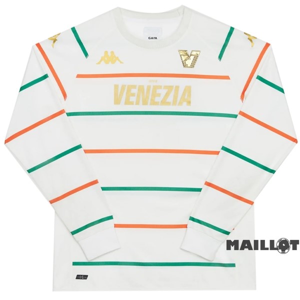 Foot Maillot Pas Cher Exterieur Manches Longues Venezia 2022 2023 Blanc