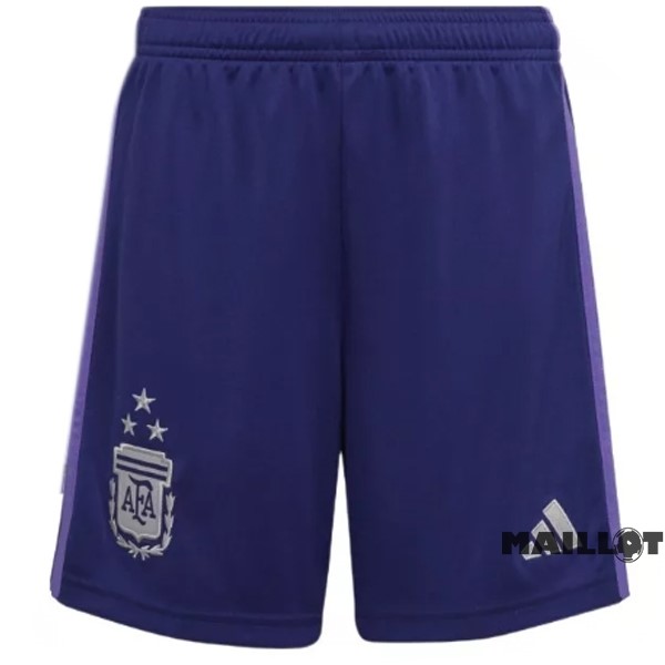 Foot Maillot Pas Cher Exterieur Pantalon Argentine 3 Stars 2022 Purpura