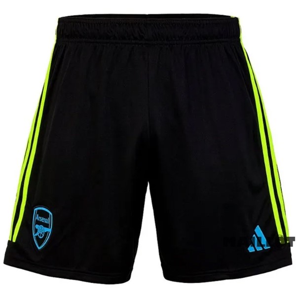 Foot Maillot Pas Cher Exterieur Pantalon Arsenal 2023 2024 Noir