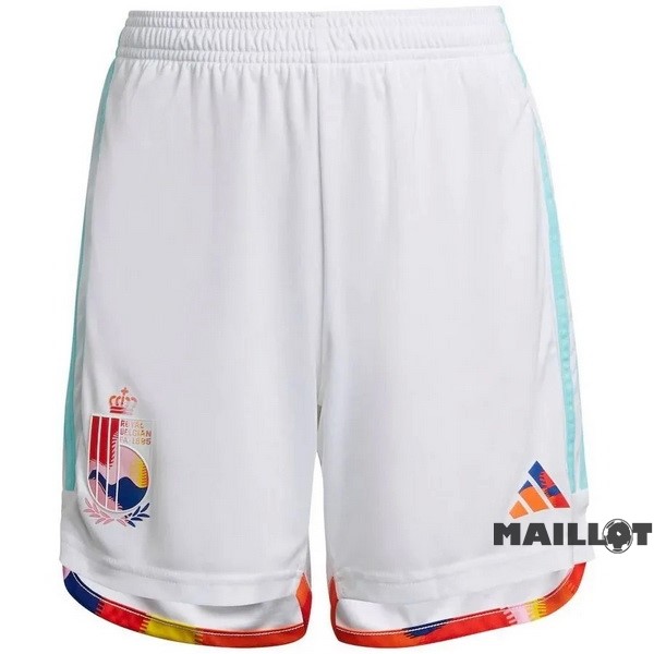 Foot Maillot Pas Cher Exterieur Pantalon Belgique 2022 Blanc