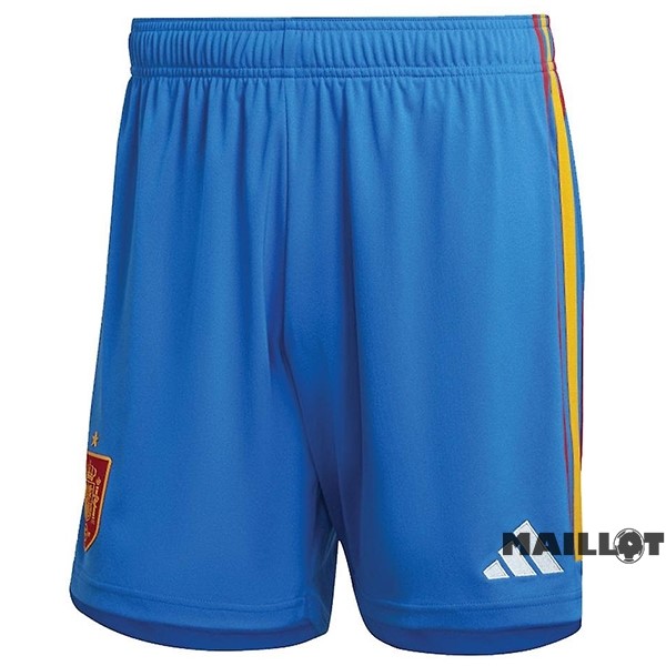 Foot Maillot Pas Cher Exterieur Pantalon Espagne 2022 Bleu