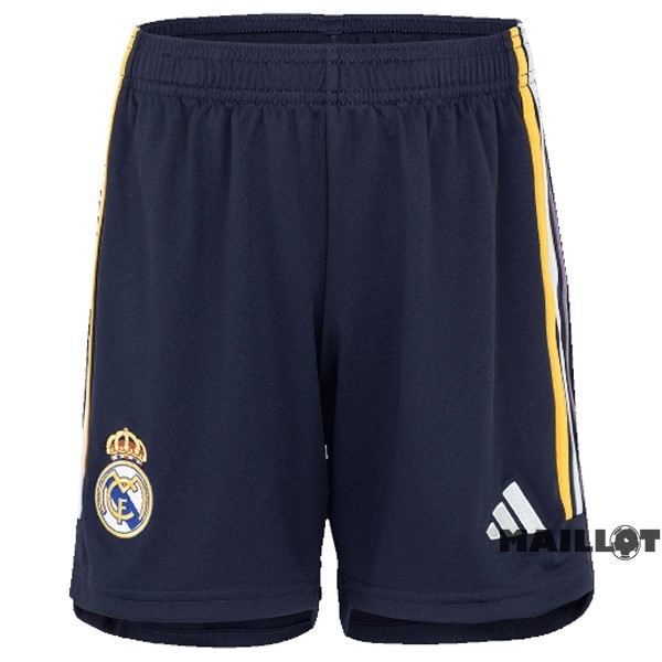 Foot Maillot Pas Cher Exterieur Pantalon Real Madrid 2023 2024 Bleu Marine
