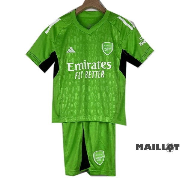 Foot Maillot Pas Cher Gardien Conjunto De Enfant Arsenal 2023 2024 Vert