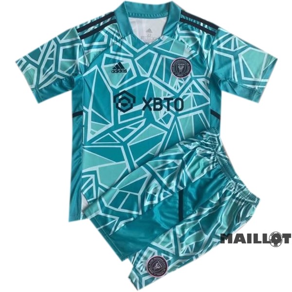 Foot Maillot Pas Cher Gardien Conjunto De Enfant Inter Miami 2022 2023 Bleu