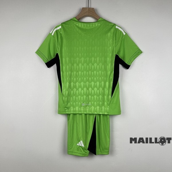 Foot Maillot Pas Cher Gardien Conjunto De Enfant Real Madrid 2023 2024 Vert