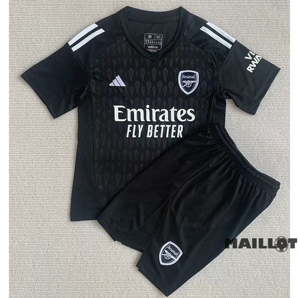Foot Maillot Pas Cher Gardien Conjunto De Homme Arsenal 2023 2024 Noir