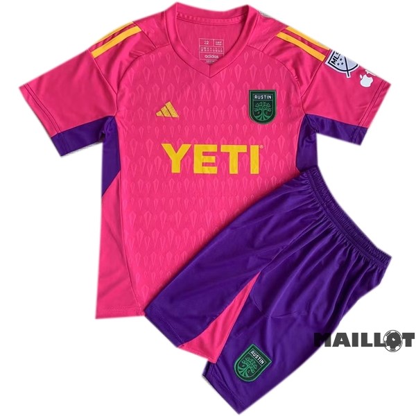 Foot Maillot Pas Cher Gardien Conjunto De Homme Austin 2023 2024 Rose
