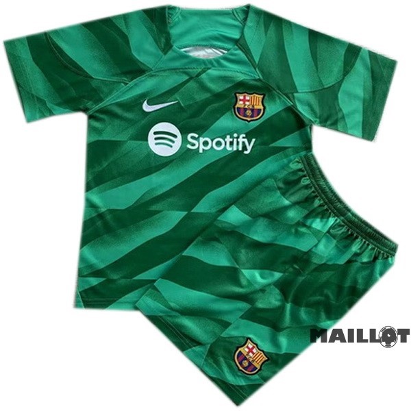 Foot Maillot Pas Cher Gardien Conjunto De Homme Barcelona 2023 2024 Vert
