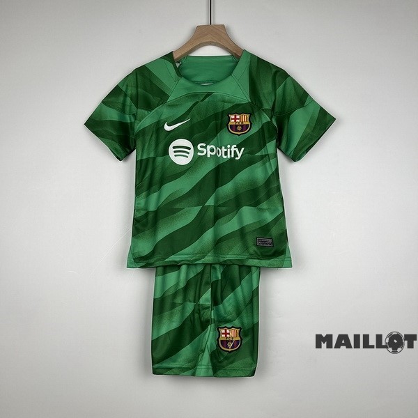 Foot Maillot Pas Cher Gardien Conjunto De Homme Barcelona 2023 2024 Vert