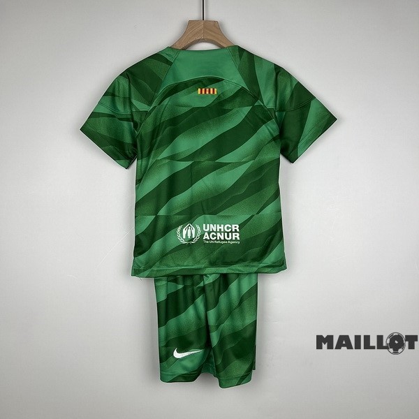 Foot Maillot Pas Cher Gardien Conjunto De Homme Barcelona 2023 2024 Vert