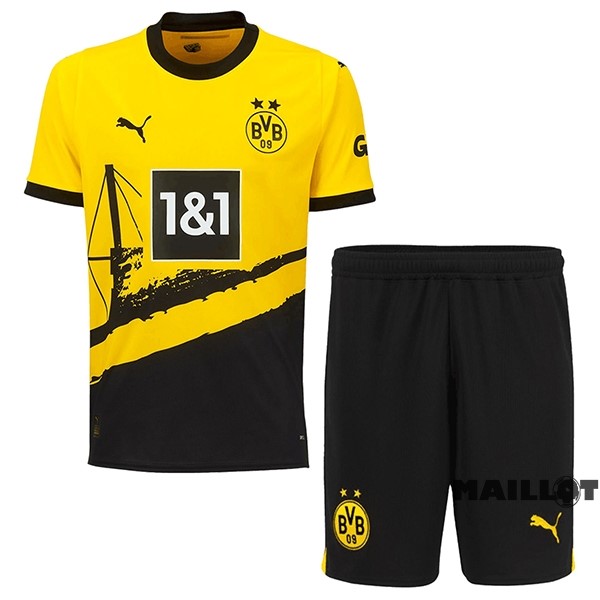 Foot Maillot Pas Cher Gardien Conjunto De Homme Borussia Dortmund 2023 2024 Jaune