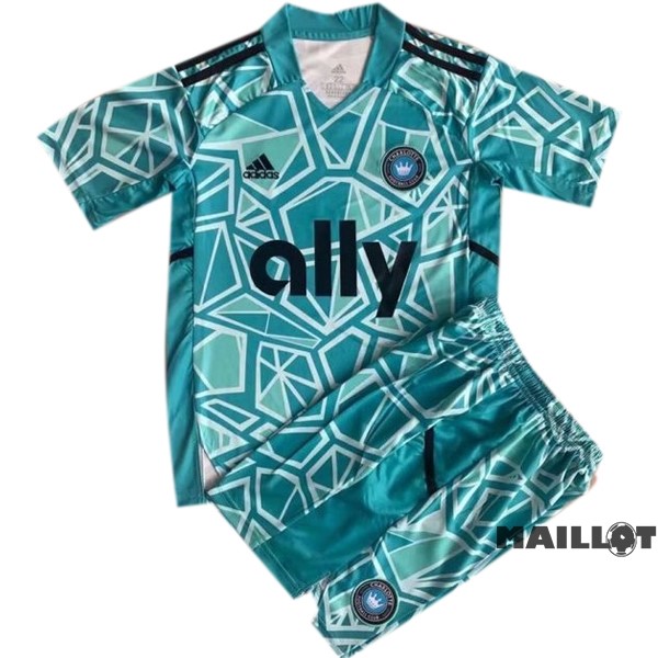 Foot Maillot Pas Cher Gardien Conjunto De Homme Charlotte 2022 2023 Bleu