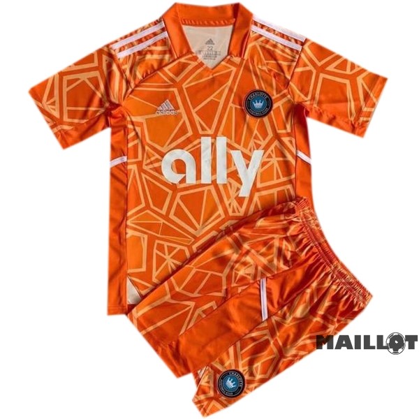 Foot Maillot Pas Cher Gardien Conjunto De Homme Charlotte 2022 2023 Orange