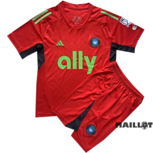 Foot Maillot Pas Cher Gardien Conjunto De Homme Charlotte 2023 2024 Rouge