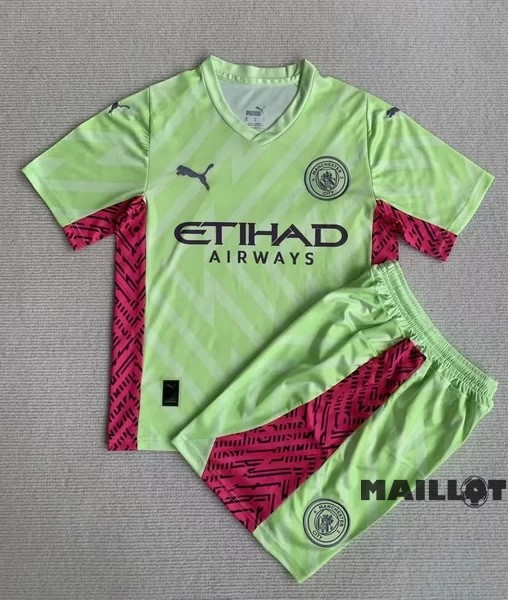 Foot Maillot Pas Cher Gardien Conjunto De Homme Manchester City 2023 2024 Jaune