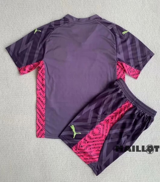 Foot Maillot Pas Cher Gardien Conjunto De Homme Manchester City 2023 2024 Purpura