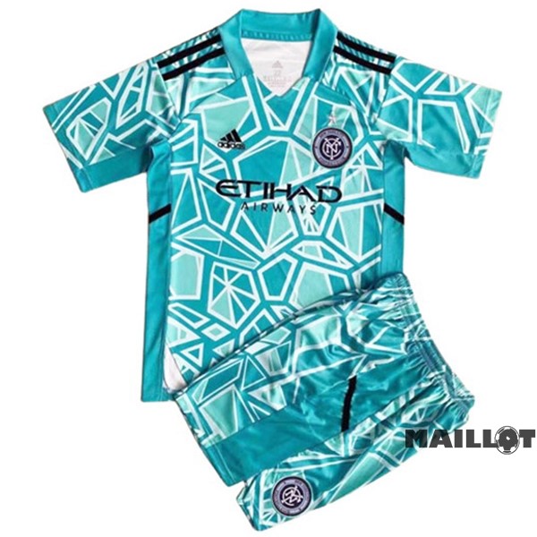 Foot Maillot Pas Cher Gardien Conjunto De Homme New York City 2022 2023 Bleu