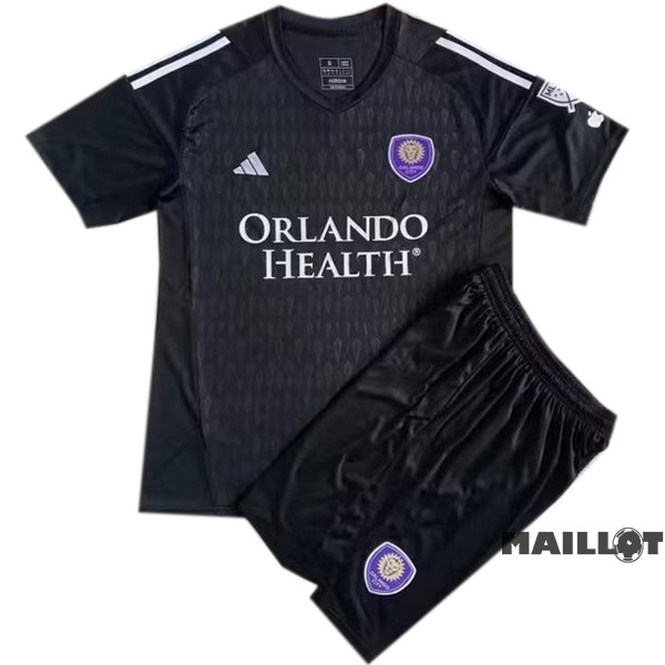Foot Maillot Pas Cher Gardien Conjunto De Homme Orlando City 2023 2024 Noir