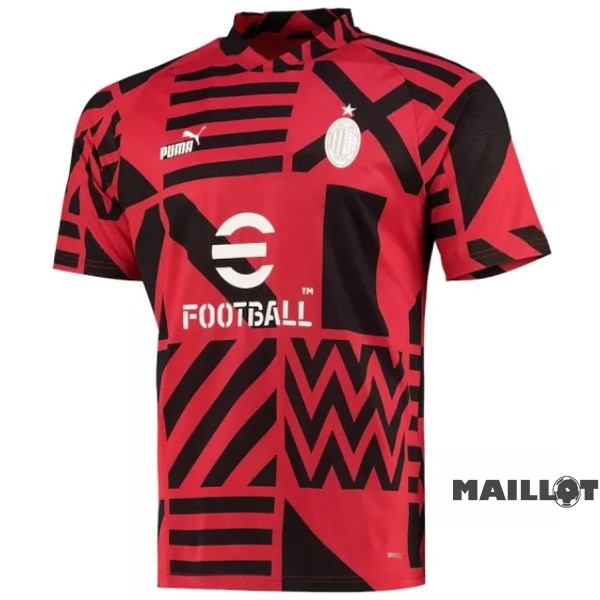 Foot Maillot Pas Cher Joueurs Entrainement AC Milan 2022 2023 Rouge