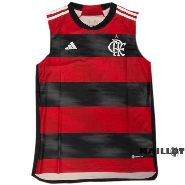 Foot Maillot Pas Cher Maillot Sans Manches Flamengo 2022 2023 Rouge