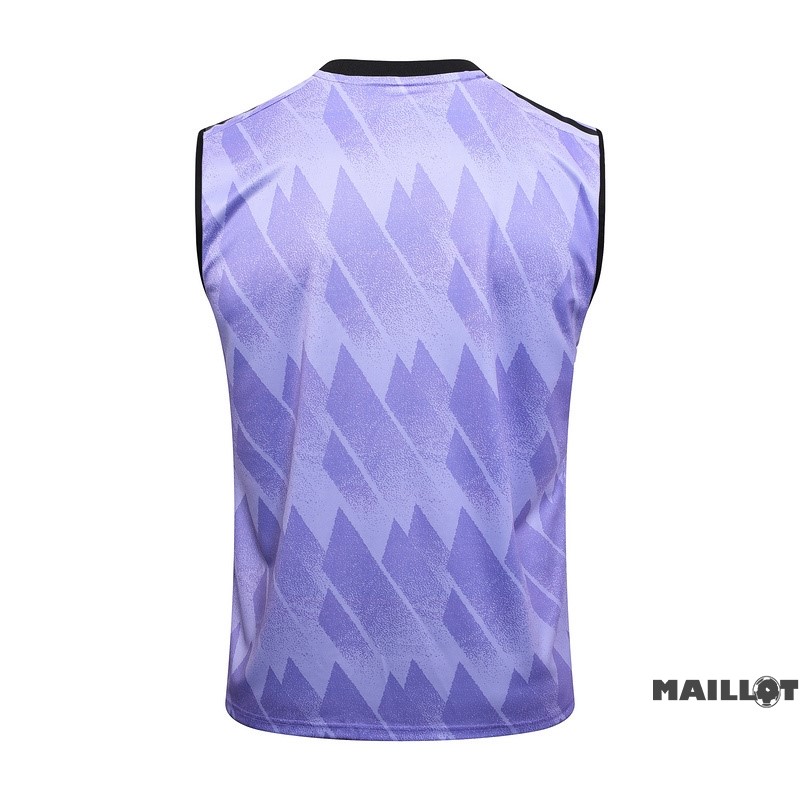 Foot Maillot Pas Cher Maillot Sans Manches Real Madrid 2023 2024 Purpura