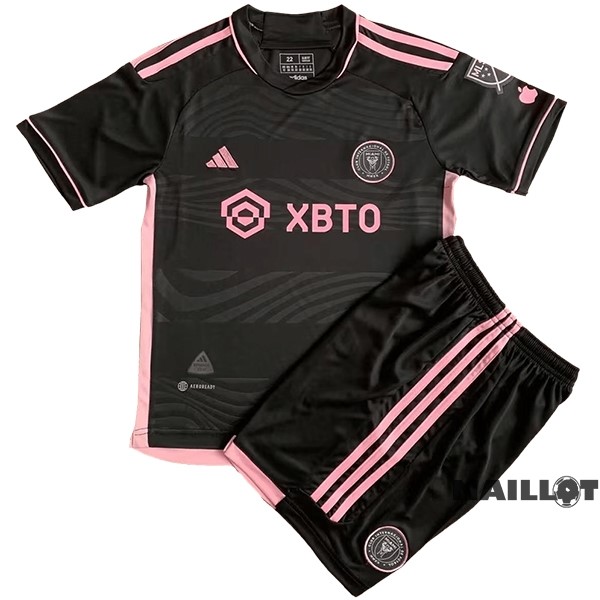 Foot Maillot Pas Cher NO.10 Messi Exterieur Conjunto De Homme Inter Miami 2023 2024 Noir