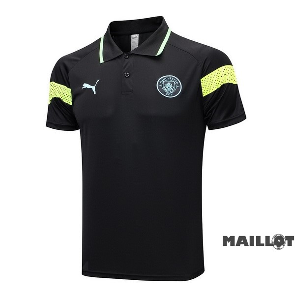 Foot Maillot Pas Cher Polo Manchester City 2023 2024 Noir
