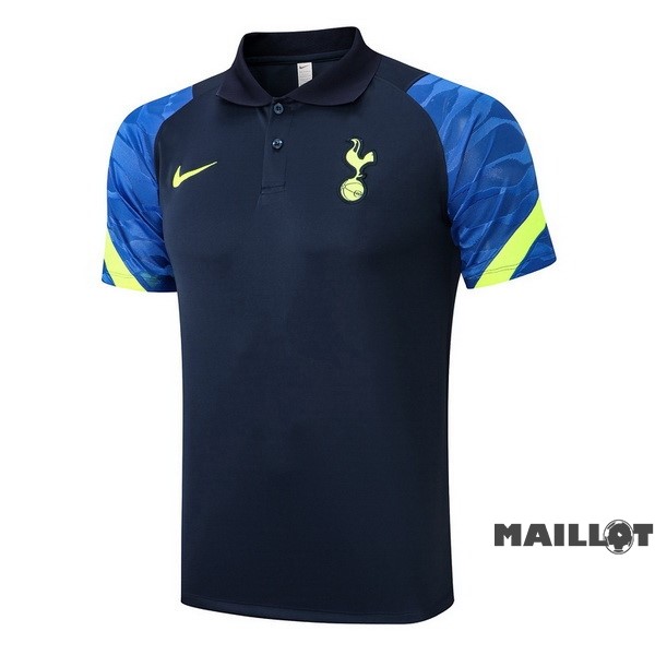 Foot Maillot Pas Cher Polo Tottenham Hotspur 2022 2023 Noir Bleu
