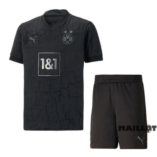 Foot Maillot Pas Cher Spécial Conjunto De Enfant Borussia Dortmund 2022 2023 Noir