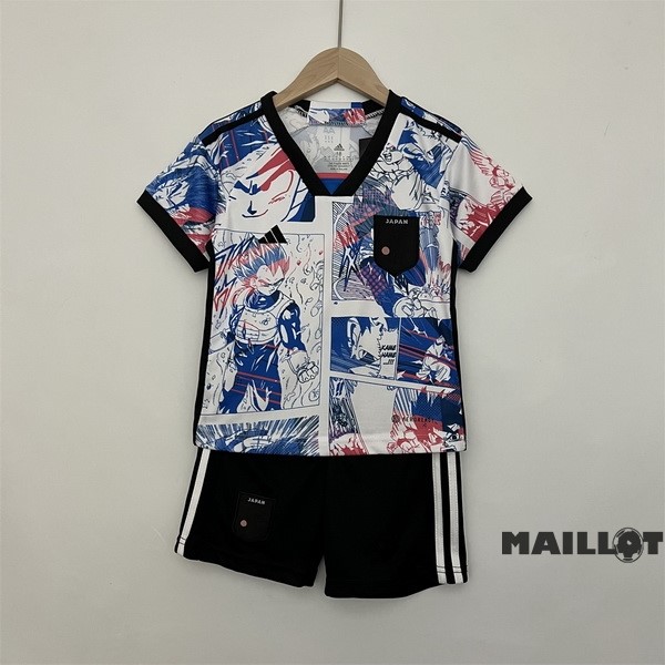 Foot Maillot Pas Cher Spécial Conjunto De Enfant Japon 2022 Blanc Bleu