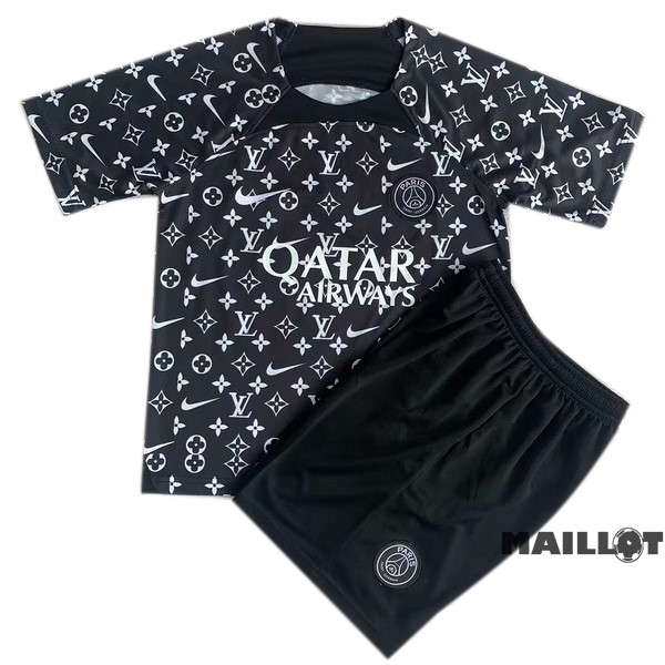 Foot Maillot Pas Cher Spécial Conjunto De Enfant Paris Saint Germain 2023 2024 Noir