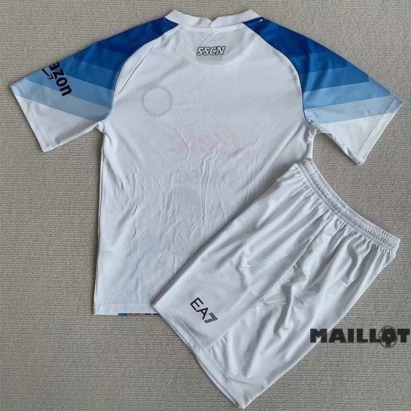 Foot Maillot Pas Cher Spécial Conjunto De Homme Napoli 2022 2023 Blanc Bleu