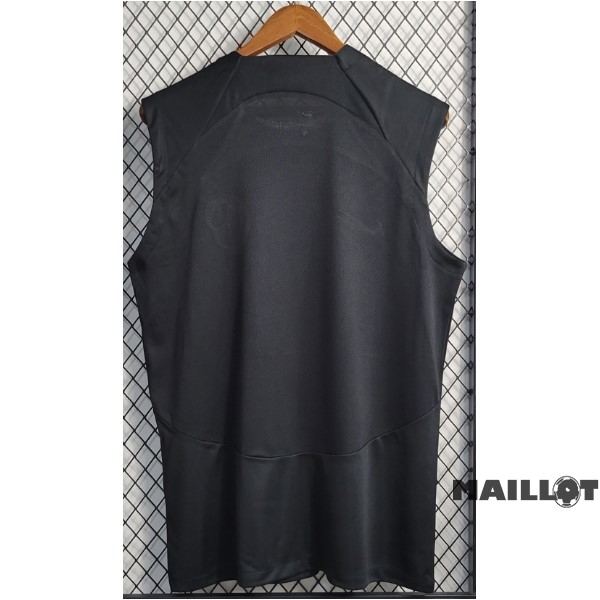 Foot Maillot Pas Cher Spécial Maillot Sans Manches Corinthians Paulista 2022 2023 Noir