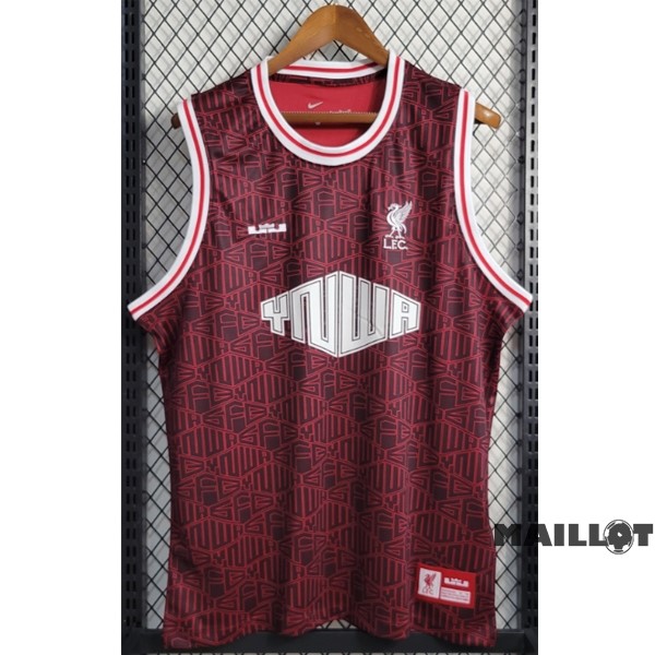 Foot Maillot Pas Cher Spécial Maillot Sans Manches Liverpool 2022 2023 Rouge