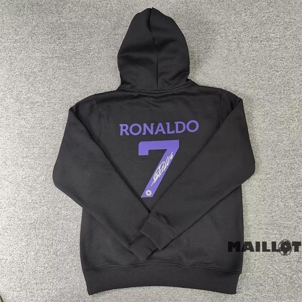 Foot Maillot Pas Cher Sudaderas Con Capucha Al Nassr 2022 2023 Noir