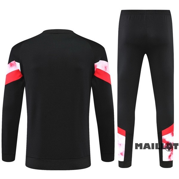 Foot Maillot Pas Cher Survêtements AC Milan 2022 2023 Noir I Rouge