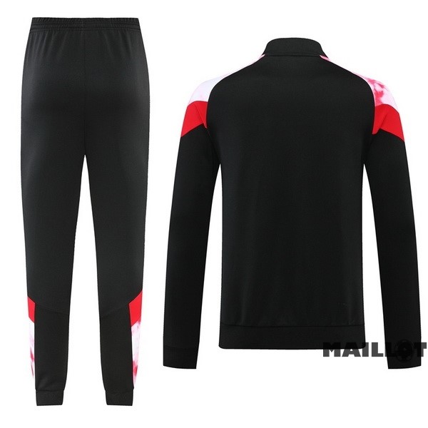 Foot Maillot Pas Cher Survêtements AC Milan 2022 2023 Noir Rouge