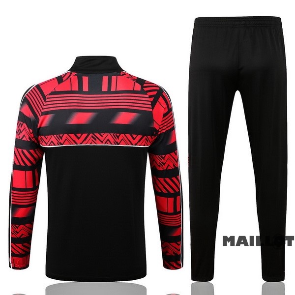 Foot Maillot Pas Cher Survêtements AC Milan 2022 2023 Rouge I Noir