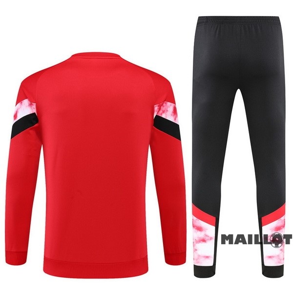 Foot Maillot Pas Cher Survêtements AC Milan 2022 2023 Rouge Noir