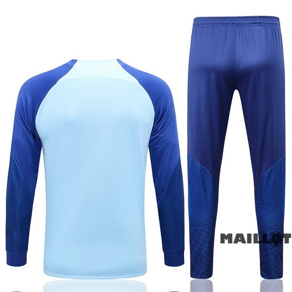 Foot Maillot Pas Cher Survêtements Atlético Madrid 2022 2023 II Bleu