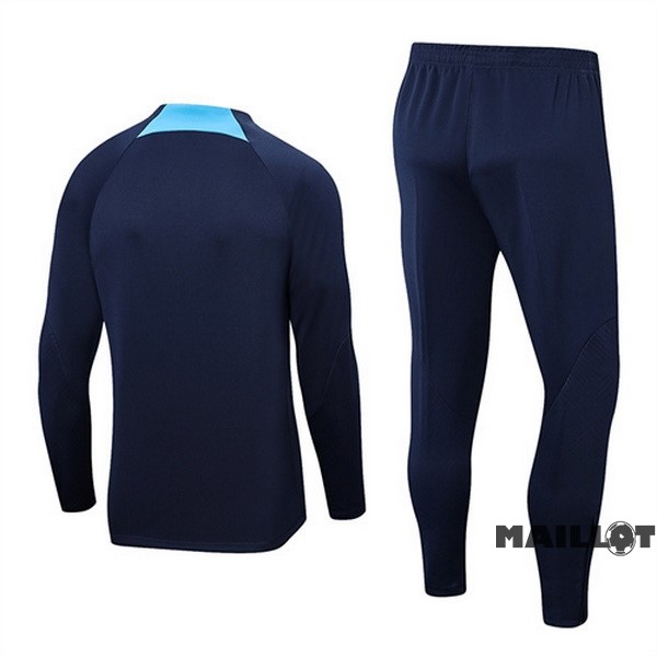 Foot Maillot Pas Cher Survêtements Barcelona 2022 2023 Bleu IIIIII Marine