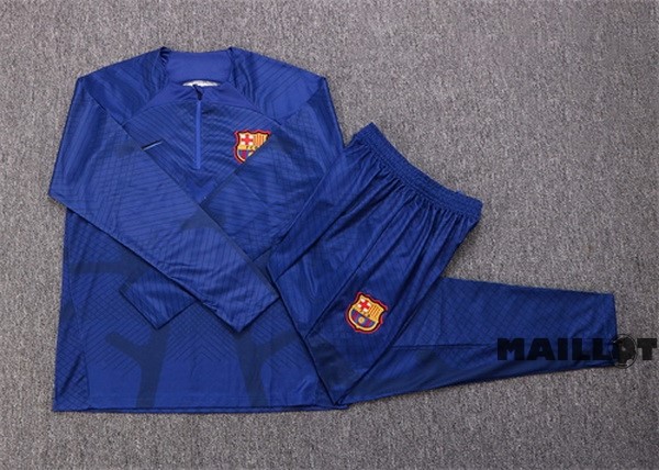 Foot Maillot Pas Cher Survêtements Barcelona 2022 2023 Bleu II Marine