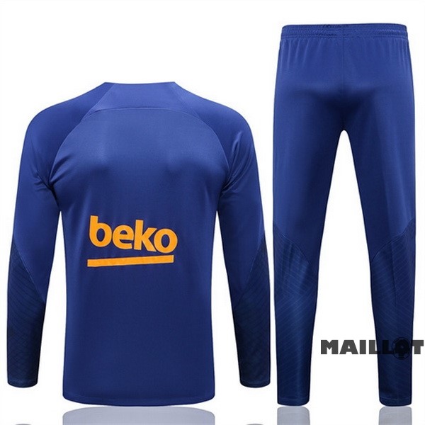 Foot Maillot Pas Cher Survêtements Barcelona 2022 2023 Bleu I Marine