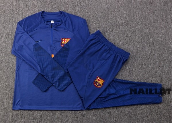 Foot Maillot Pas Cher Survêtements Barcelona 2022 2023 Bleu I Marine
