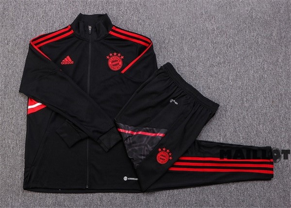 Foot Maillot Pas Cher Survêtements Bayern Múnich 2022 2023 Noir I Rouge