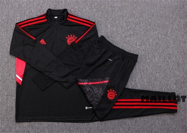 Foot Maillot Pas Cher Survêtements Bayern Múnich 2022 2023 Noir Rouge