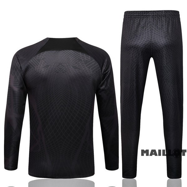 Foot Maillot Pas Cher Survêtements Corée 2022 Noir Rouge